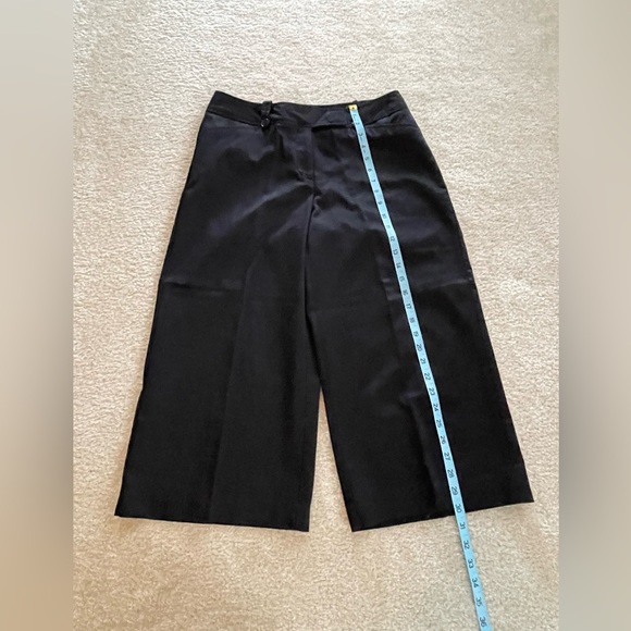 Wide Leg Capri Pants - Black - Worthington - Size: 8 - Picture 3 of 7